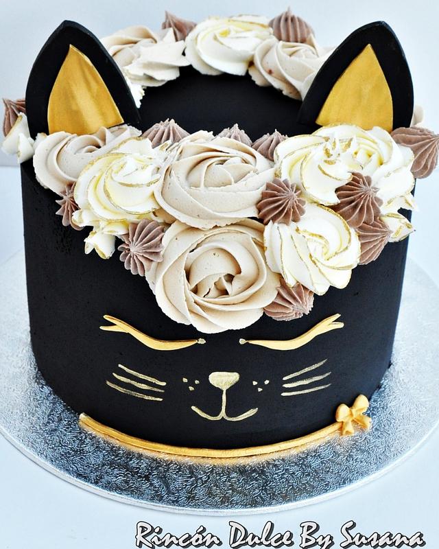 Black Cat Cake - Cake By Rincondulcebysusana - Cakesdecor