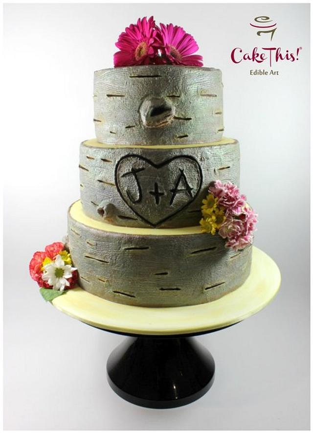 Woodland Wedding Cake Decorated Cake By Cake This Cakesdecor 1700