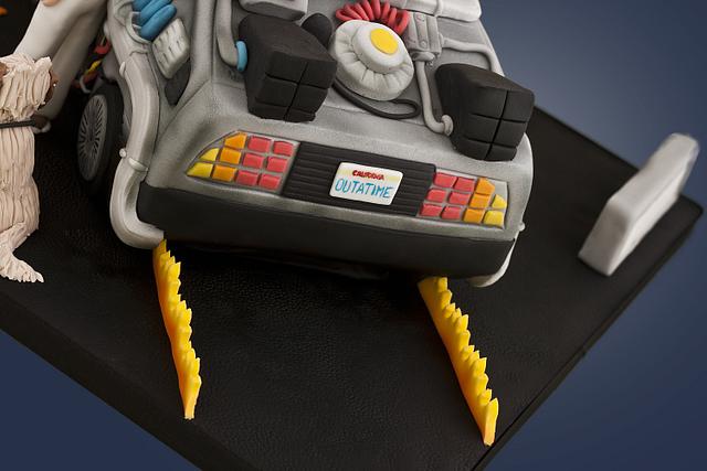 Back to the Future DeLorean - Cake by Little Cherry - CakesDecor