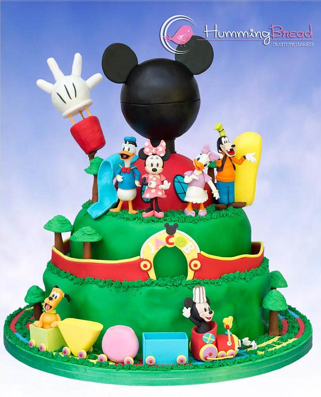 Mickey Mouse Clubhouse - Decorated Cake by HummingBread - CakesDecor