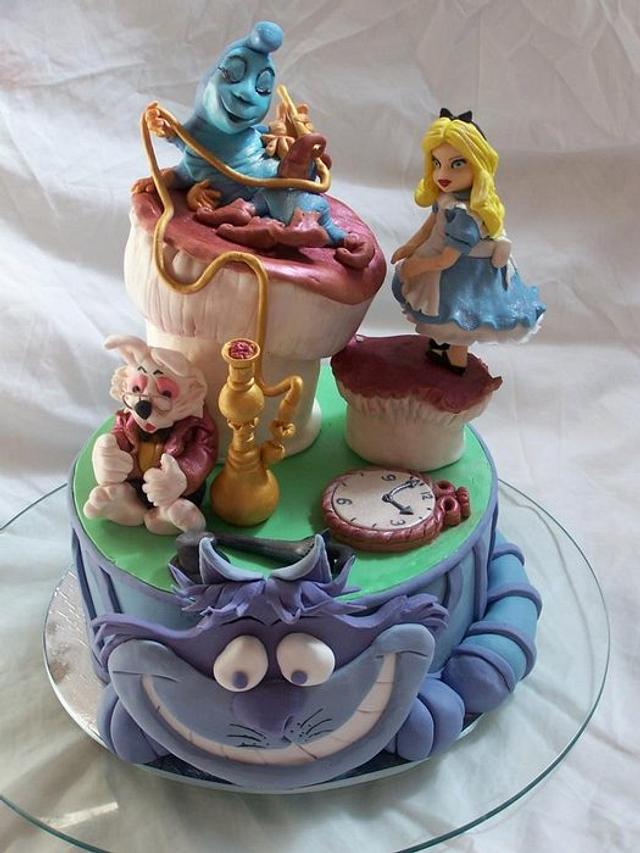 Alice In Wonderland cakes - Decorated Cake by The Custom - CakesDecor