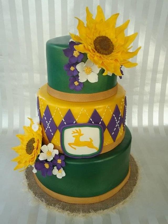 John Deere Country Cake By Molly Steffens Cakesdecor