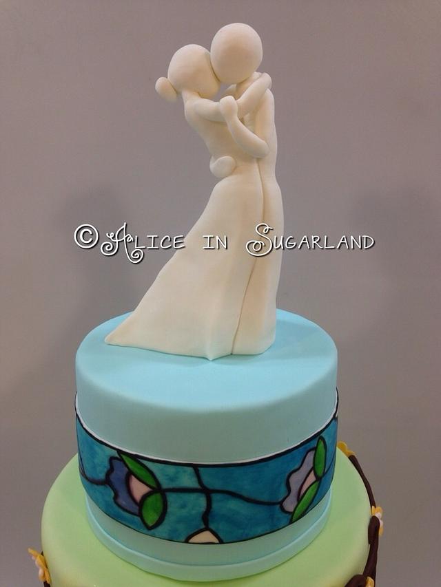 Tristan & Isolde Cake by Chicca D'Errico CakesDecor