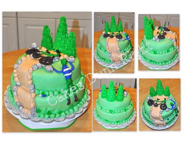 Mountain Bike - Cake by Wendy - CakesDecor