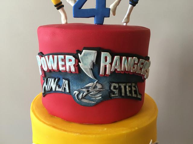 Power Rangers Cake By Jenny Kennedy Jenny S Haute Cakes Cakesdecor