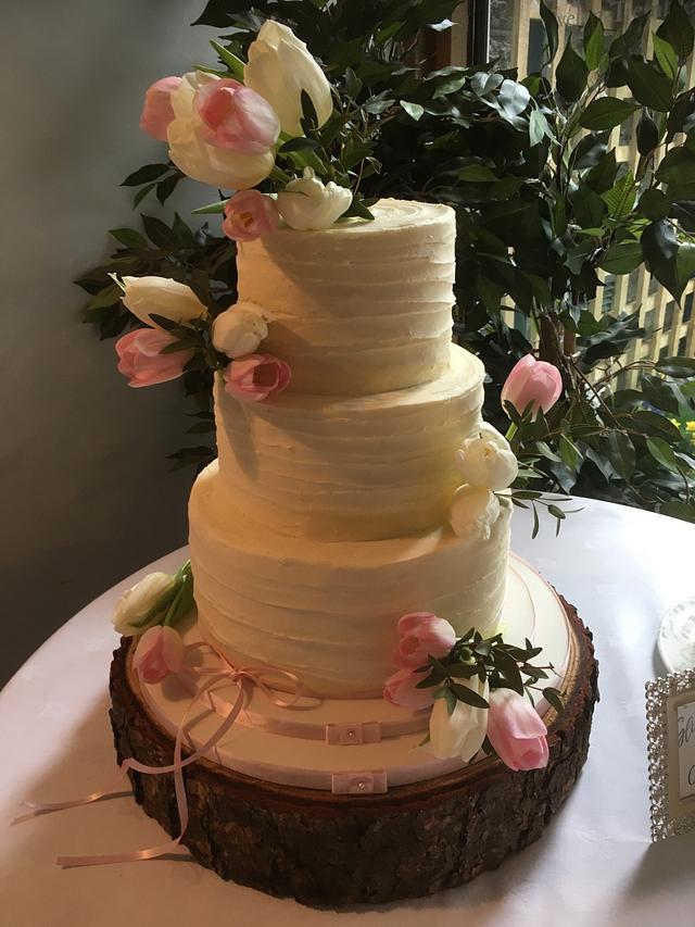 Tulip Wedding Cake Cake By Penny Sue Cakesdecor