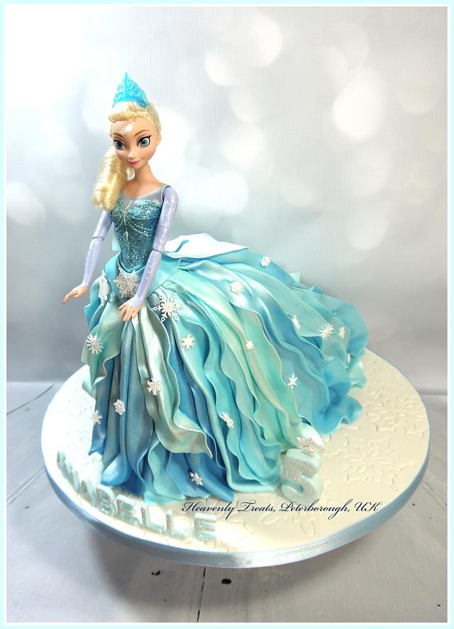 Elsa Ipoh Bakery style D Decorated Cake by Heavenly CakesDecor