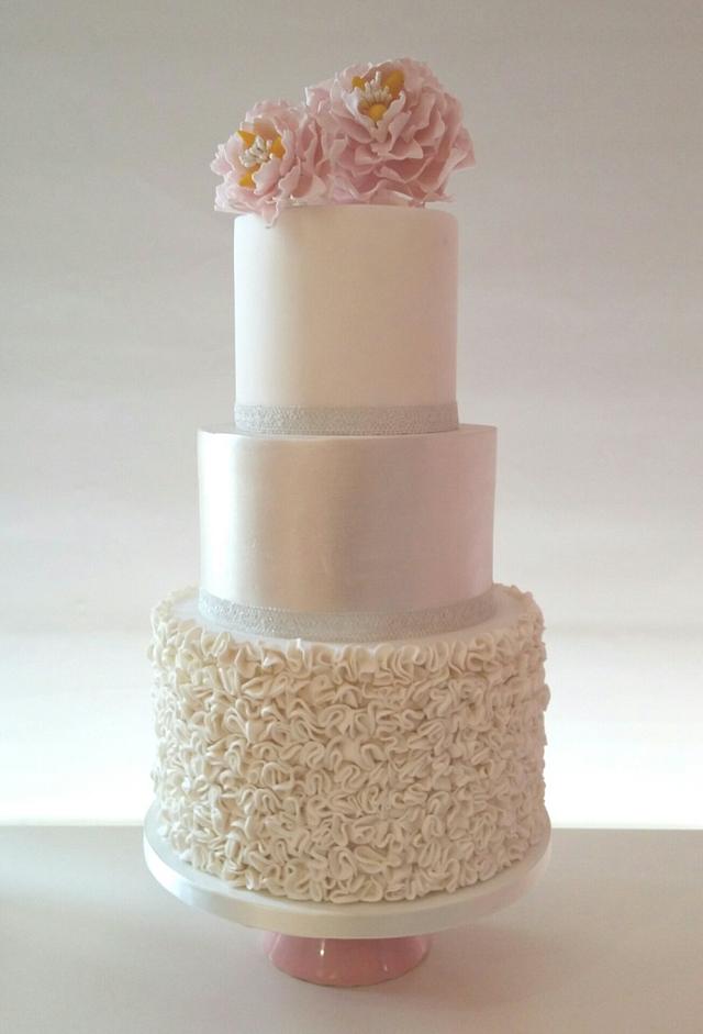 Cake Wedding - Decorated Cake By Mi Dulce Candela - Cakesdecor