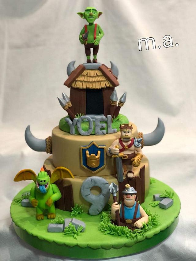 Clash Royale Cake Cake By Isabel Cakesdecor