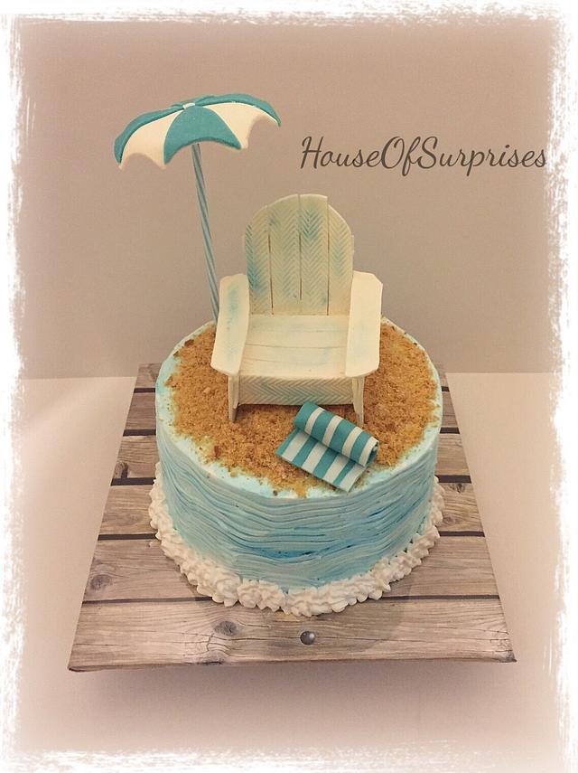 Beach birthday party - Cake by Shikha - CakesDecor