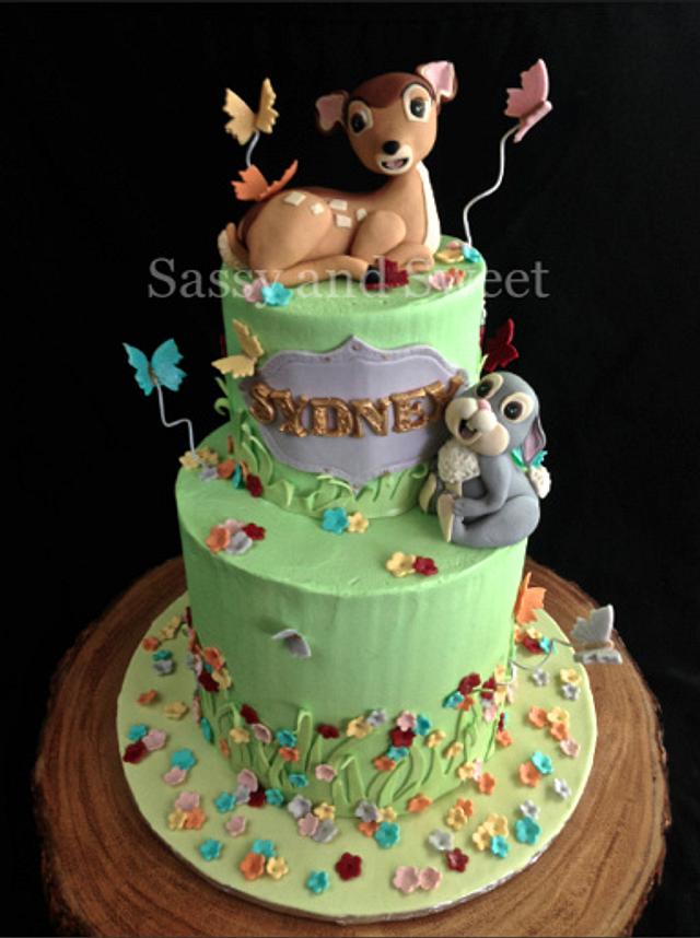Bambi and Thumper Cake