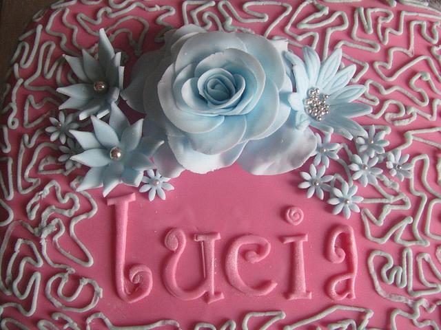 Lucia's birthday cake