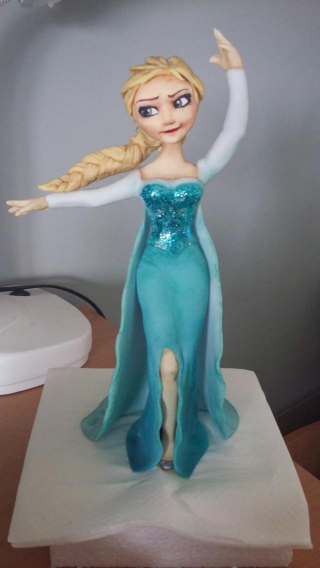 Frozen cake - Decorated Cake by Kikica - CakesDecor