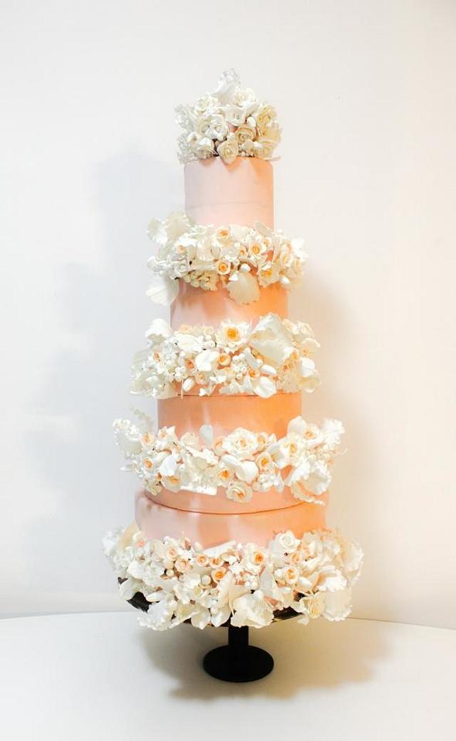 8Tier Wedding Cake cake by Lavender crust CakesDecor