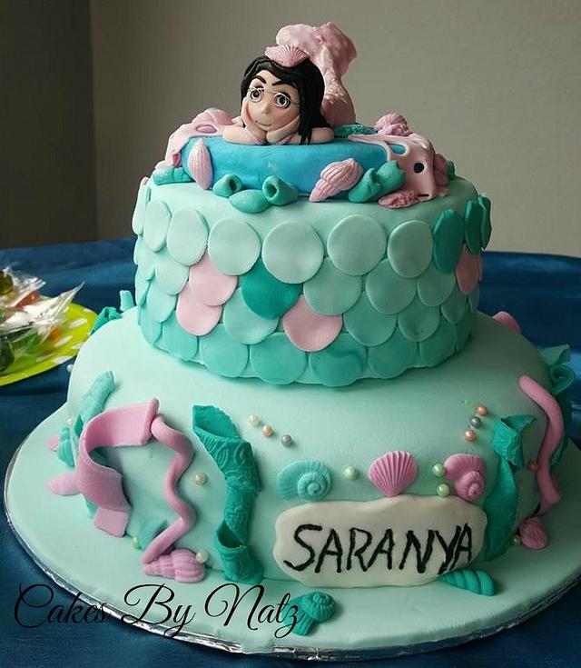 Mermaid Cake Decorated Cake By Cakes By Natz Cakesdecor 3728