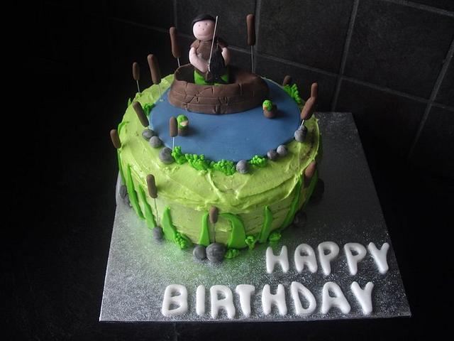 Fishing Cake - cake by 1897claire - CakesDecor