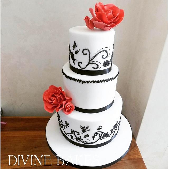 Prom Cake - Decorated Cake by Divine Bakes - CakesDecor