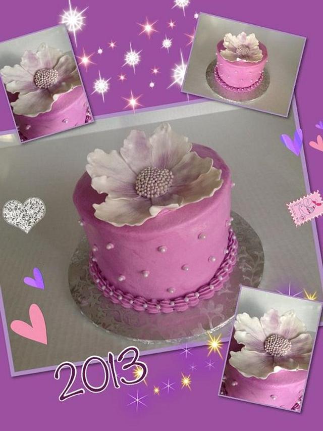 The purple cake - Cake by taralynn - CakesDecor