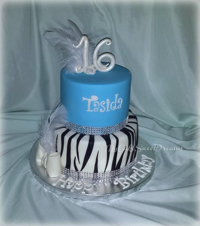 Sweet 16 Birthday Cake Cake By My Cake Sweet Dreams Cakesdecor