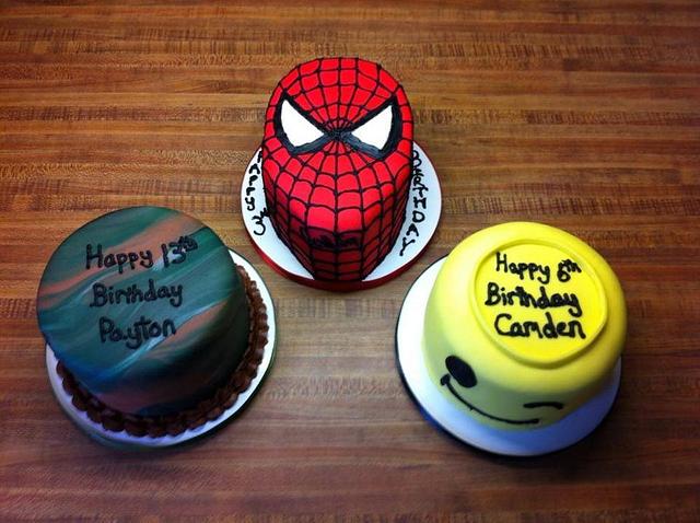 Trio of smash cakes - Decorated Cake by Teresa Frye - CakesDecor