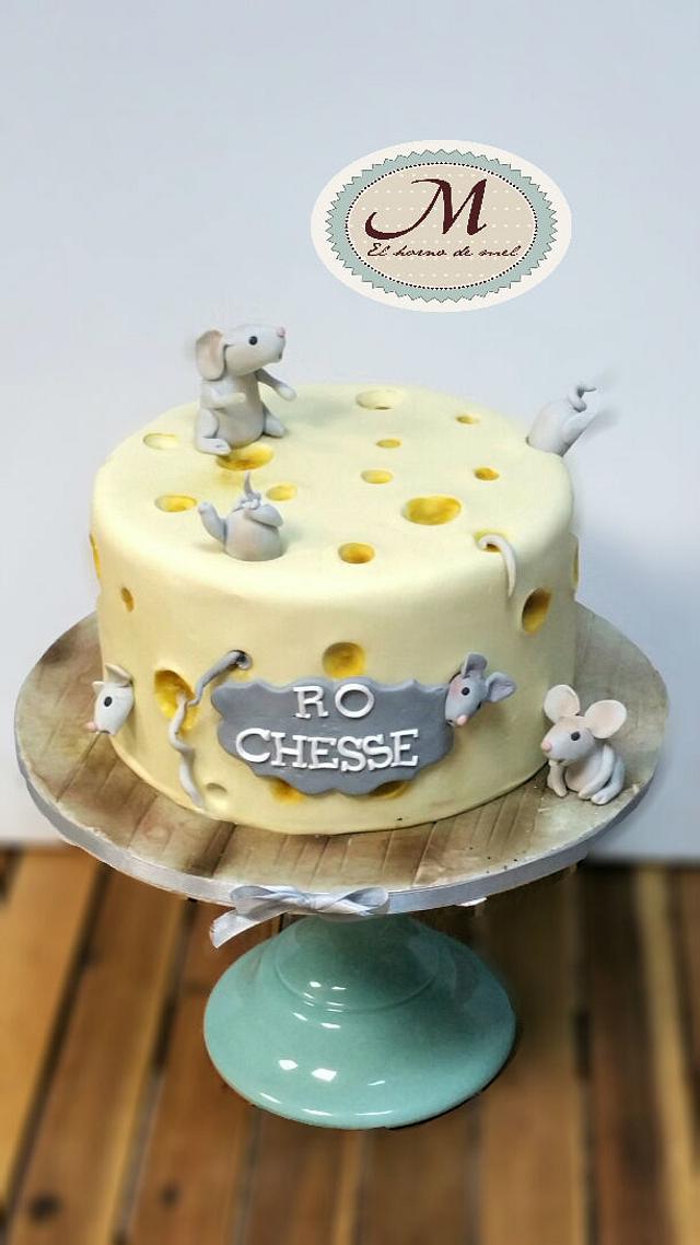 CAKE CHEESE AND MOUSE Cake by MELBISES CakesDecor