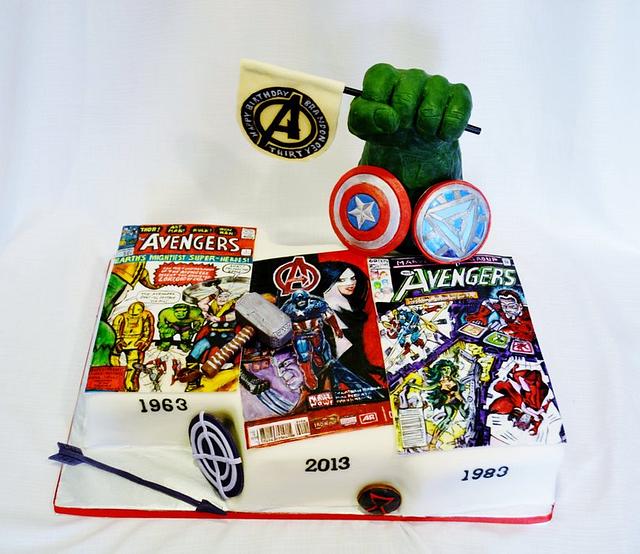 Hand-Painted  and Sculpted Ode to the Avengers 
