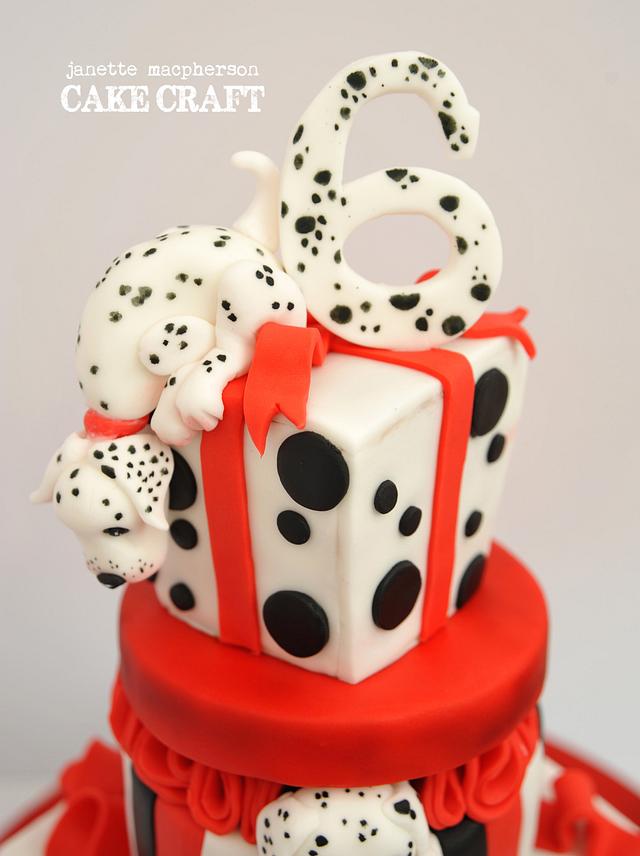 Dalmatian Birthday cake
