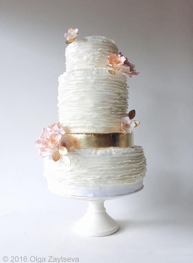 Romantic wedding cake - Decorated Cake by Olga Zaytseva - CakesDecor