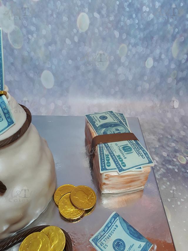 Money Bag By Arty Cakes - Cake By Arty Cakes - Cakesdecor