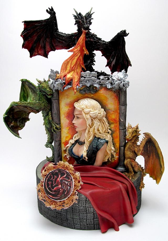 Fire & Blood - Decorated Cake By Maria Teresa Perez - Cakesdecor