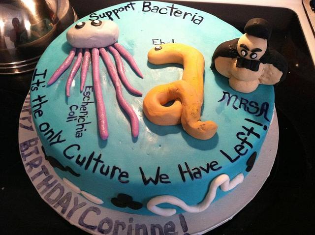 Microbiology Birthday Cake