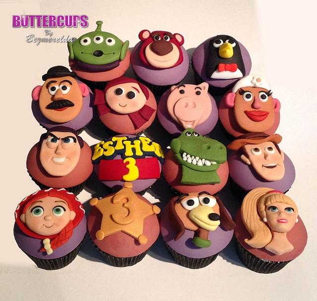 Toy Story Cupcakes Decorated Cake by Bezmerelda CakesDecor
