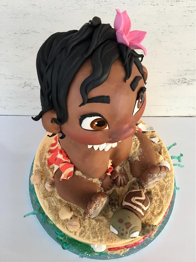 Baby Moana Cake Cake By Pompea Camposeo Cakesdecor