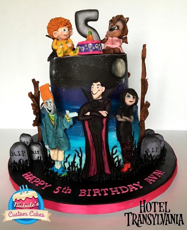 Hotel Transylvania Cake Cake By Nicholescustomcakes Cakesdecor