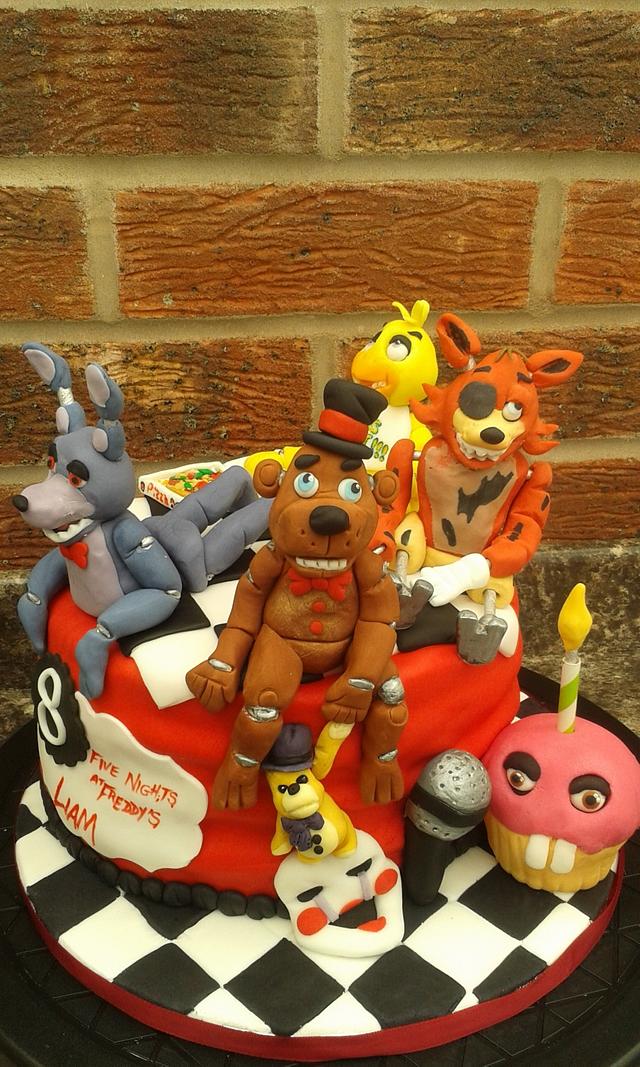 FIVE NIGHTS AT FREDDY'S - Cake by Karen's Kakery - CakesDecor