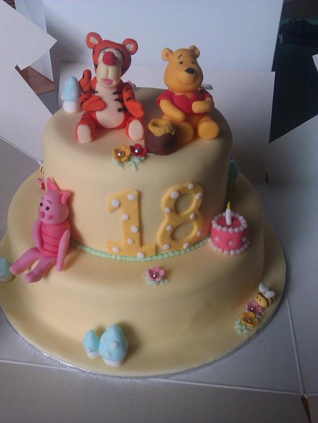 winnie the Pooh - Decorated Cake by tiger - CakesDecor