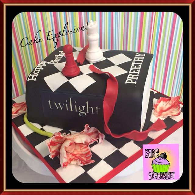 Twilight Saga Cake - Cake by Cake Explosion! - CakesDecor