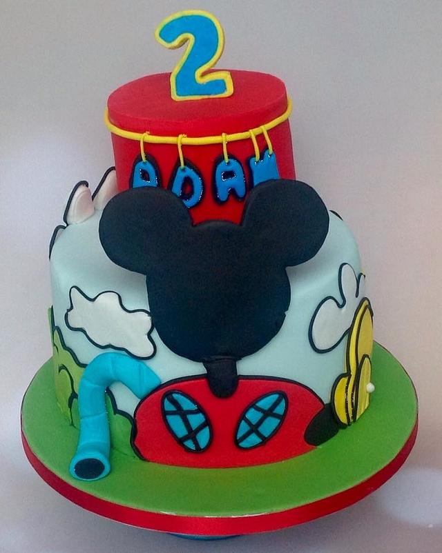 Mickey Mouse Clubhouse Cake - Decorated Cake by Niamh - CakesDecor