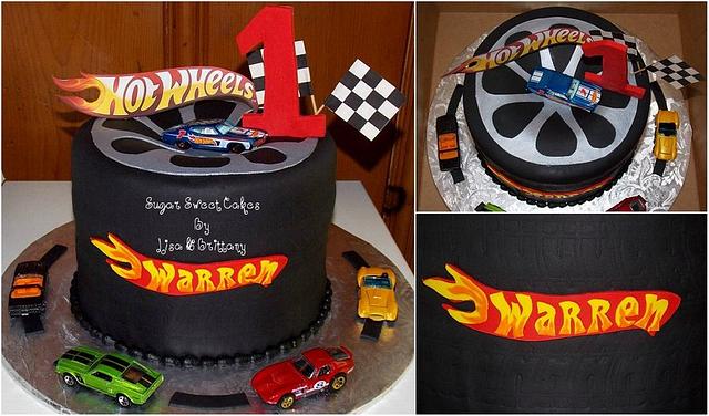 Hot Wheels/Tire Cake - Decorated Cake by Sugar Sweet - CakesDecor