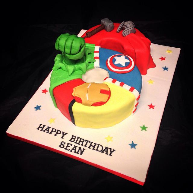 Superhero 6 - Decorated Cake by Caron Eveleigh - CakesDecor