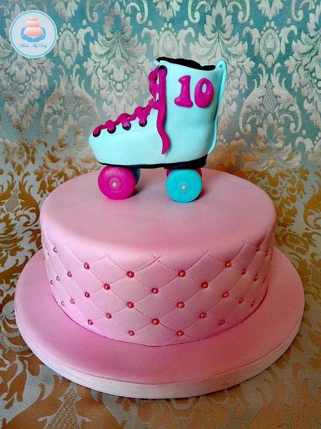 Roller Skate - Decorated Cake by Bake My Day - CakesDecor