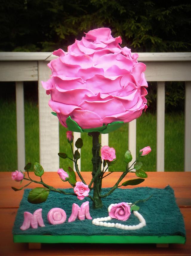 Mother's Day Cake Rose - cake by WANDA - CakesDecor