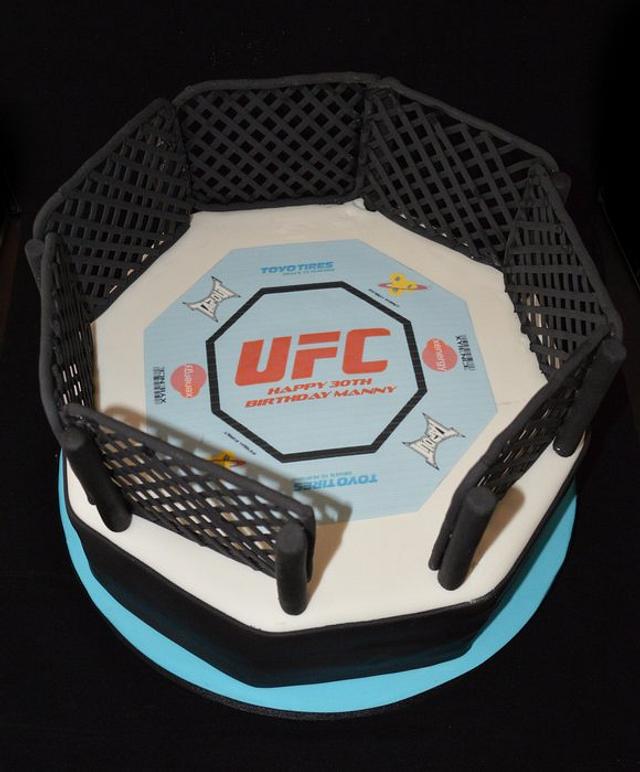 UFC Octagon Cake