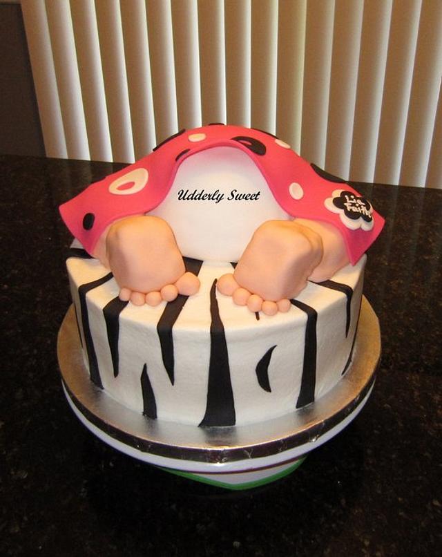 Baby Booty Cake - Decorated Cake by Michelle - CakesDecor