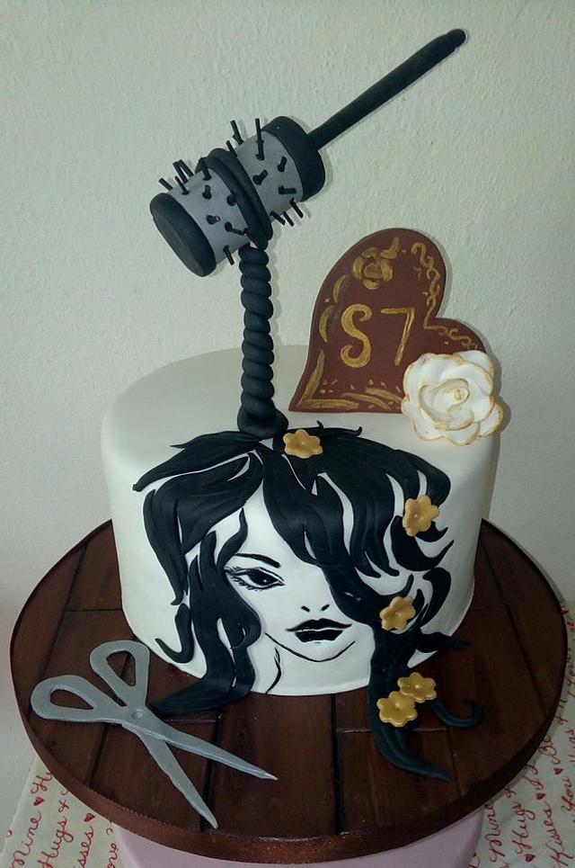 Hairdresser Birthday Cake By Artdolce Cake Design Cakesdecor