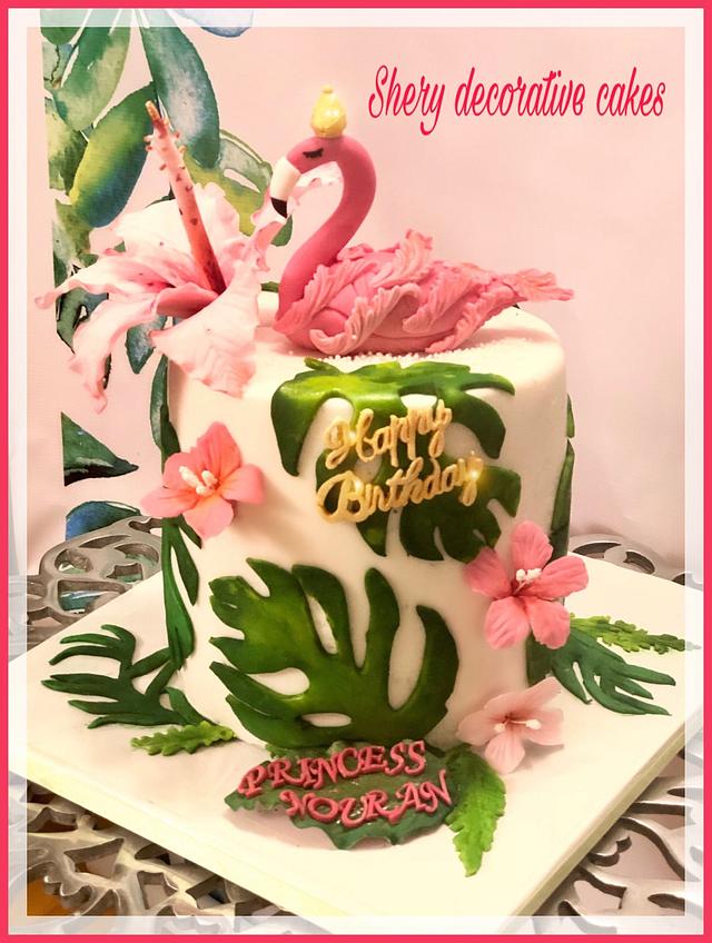 Flamingo cake🌸 - Cake by Shereen Adel - CakesDecor