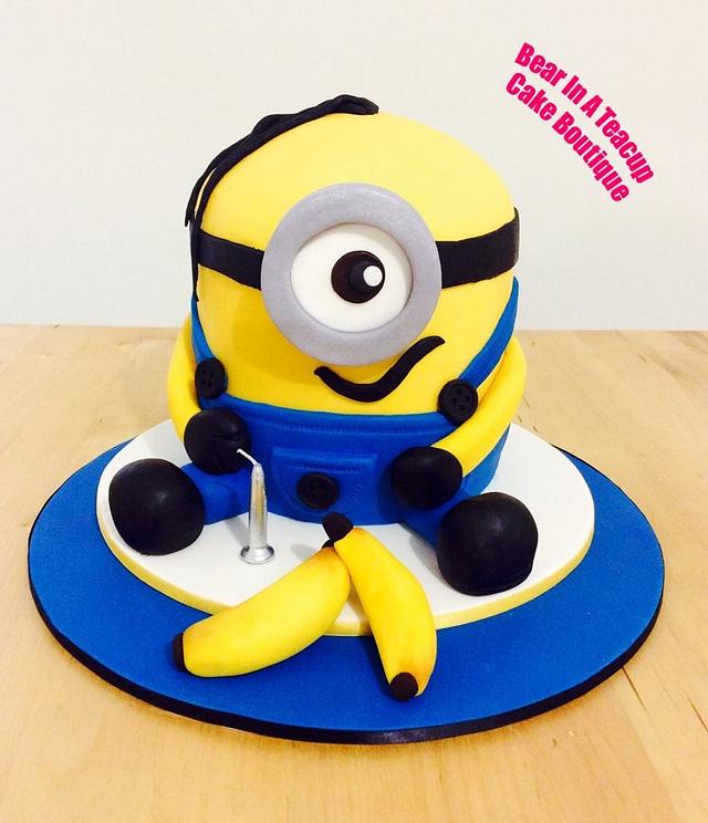 Minion's gone bananas! - Decorated Cake by Nicole - Bear - CakesDecor