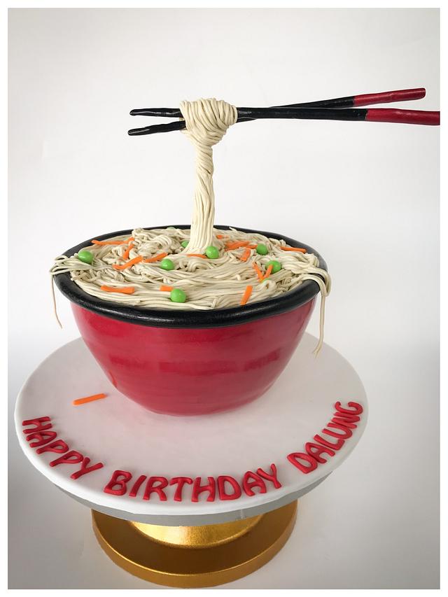 Noodle Bowl Cake - CakeCentral.com