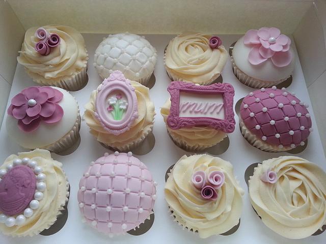 mothers day cupcakes - cake by Mrsmurraycakes - CakesDecor