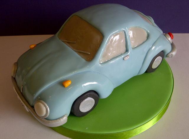 VW Beetle - Decorated Cake by CakeyCake - CakesDecor